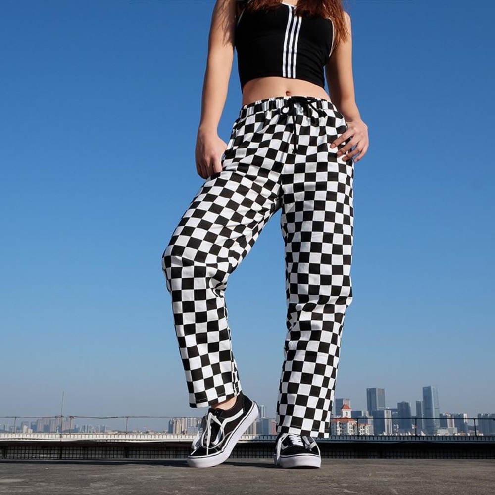 Auxidity Checkerboard Pants